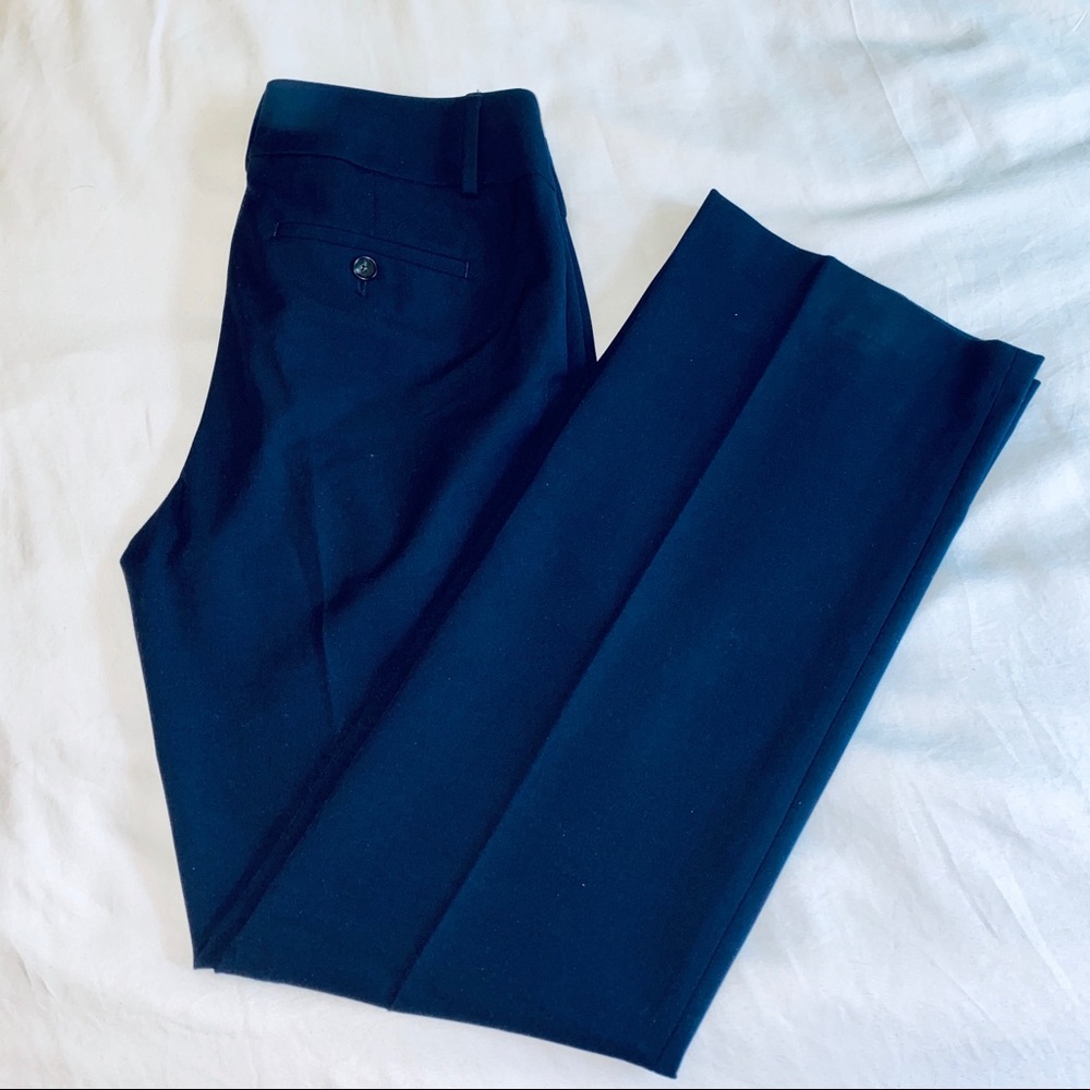 LOFT Marisa Trouser - Navy Blue - Size 4